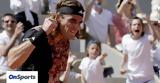 Στέφανος Τσιτσιπάς, Εντυπωσιακή, Roland Garros,stefanos tsitsipas, entyposiaki, Roland Garros