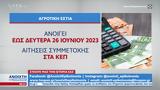 Ανοίγει,anoigei