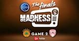 Παναθηναϊκός - Ολυμπιακός | Game 2 | LIVE, Finals Madness,panathinaikos - olybiakos | Game 2 | LIVE, Finals Madness