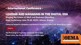 Conference, Athens, June 19-23,“Leadership, Management, Digital Era”