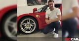 Ferrari Enzo, Alonso Πόσα,Ferrari Enzo, Alonso posa