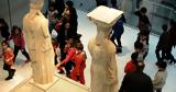 Μπαράκ Ομπάμα, Μουσείο Ακρόπολης, Καρυάτιδες,barak obama, mouseio akropolis, karyatides