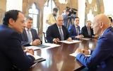 Συνάντηση Χριστοδουλίδη, CEO, ENI, Κυπριακής ΑΟΖ, Ισραήλ,synantisi christodoulidi, CEO, ENI, kypriakis aoz, israil