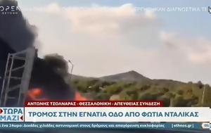 Τρόμος, Θεσσαλονίκη – Φωτιά, VIDEO, tromos, thessaloniki – fotia, VIDEO