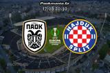 ΠΑΟΚ - Χάιντουκ 0-0,paok - chaintouk 0-0