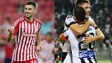 Super League, Οδηγούν, Ολυμπιακός, ΠΑΟΚ,Super League, odigoun, olybiakos, paok