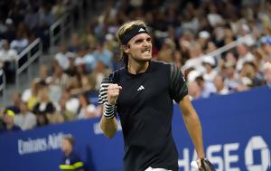 Τσιτσιπάς – Ράονιτς 3-0, Σαρωτική, Έλληνα, US Open, tsitsipas – raonits 3-0, sarotiki, ellina, US Open