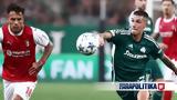 Παναθηναϊκός – Μπράγκα 0-1, ΟΑΚΑ, Europa League,panathinaikos – bragka 0-1, oaka, Europa League