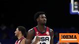 MundoBasket 2023 ΗΠΑ - Μαυροβούνιο 85-73, Team USA,MundoBasket 2023 ipa - mavrovounio 85-73, Team USA