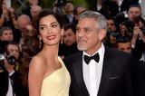 George, Amal Clooney, Βραδινή, Βενετία,George, Amal Clooney, vradini, venetia