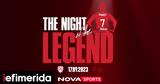 The Night, Legend, Βασίλη Σπανούλη, Novasports,The Night, Legend, vasili spanouli, Novasports