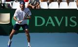 Davis Cup, Αγχώθηκε, 1-1, Τσιτσιπάς, Ελλάδα –, Κλέιν,Davis Cup, agchothike, 1-1, tsitsipas, ellada –, klein