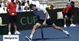 Davis Cup, Λύγισε, Στέφανος Τσιτσιπάς, Ελλάδας, Σλοβακία, 3-1,Davis Cup, lygise, stefanos tsitsipas, elladas, slovakia, 3-1