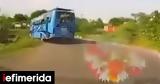 Βίντεο-σοκ, Λεωφορείο, Ινδία,vinteo-sok, leoforeio, india
