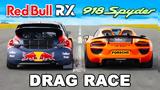 Porsche 918 Spyder Vs,WRX Rallycross