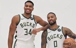 NBA, Γιάννης Αντετοκούνμπο, Νταιμιάν Λίλαρντ, Λεμπρόν Τζέιμς, NBA, giannis antetokounbo, ntaimian lilarnt, lebron tzeims