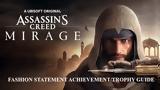 Δήλωση Μόδας, Assassins Creed Mirage Fashion Statement AchievementTrophy Guide,dilosi modas, Assassins Creed Mirage Fashion Statement AchievementTrophy Guide