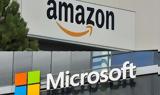Microsoft, Συνομιλίες, Amazon,Microsoft, synomilies, Amazon