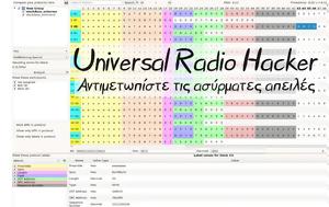 Universal Radio Hacker - Εντόπισε, Universal Radio Hacker - entopise