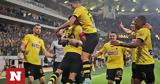 Super League AEK – ΠΑΟΚ 2-0, Κιτρινόμαυρη,Super League AEK – paok 2-0, kitrinomavri