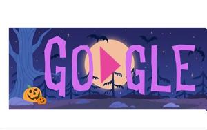 Google Doodle, Halloween -