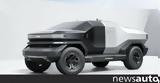 IAT T-Mad Pickup, Τρέμε Tesla Cybertruck,IAT T-Mad Pickup, treme Tesla Cybertruck