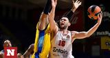 Euroleague Μακάμπι Τ Α, – Ολυμπιακός 74-79, Άντεξε,Euroleague makabi t a, – olybiakos 74-79, antexe