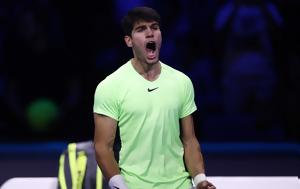 Κάρλος Αλκαράθ, Τζόκοβιτς, ATP Finals, karlos alkarath, tzokovits, ATP Finals