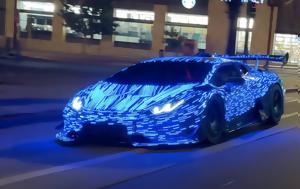 Αυτή, Lamborghini Huracán, 30 000 LED [video], afti, Lamborghini Huracán, 30 000 LED [video]