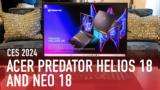 CES 2024, Hands,Acer Predator Helios 18, Neo 18