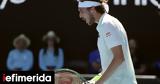 Australian Open, Προκρίθηκε, Στέφανος Τσιτσιπάς -Κέρδισε, 3-1, Μπεργκς,Australian Open, prokrithike, stefanos tsitsipas -kerdise, 3-1, bergks