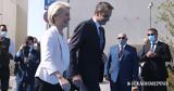 Συνάντηση Μητσοτάκη – Φον, Λάιεν, Πέμπτη, Νταβός,synantisi mitsotaki – fon, laien, pebti, ntavos