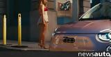 J Lo,Fiat 500e +video