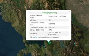 Σεισμός 35 Ρίχτερ, Αμφιλοχία, seismos 35 richter, amfilochia