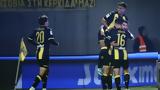 Άρης – Βόλος 2-0, Πήρε, Ανσαριφάρντ,aris – volos 2-0, pire, ansarifarnt