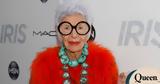 Έφυγε, Iris Apfel, 102,efyge, Iris Apfel, 102