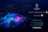 UEFA Champions League, Ρεάλ Μαδρίτης – Λειψία, Mega,UEFA Champions League, real madritis – leipsia, Mega