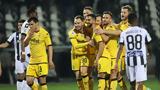 Super League Playoffs ΠΑΟΚ - Άρης 0-1, Μορόν, Δικέφαλο,Super League Playoffs paok - aris 0-1, moron, dikefalo