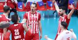 Volley League, Προβάδισμα, Ολυμπιακός 3-0, Μίλωνα,Volley League, provadisma, olybiakos 3-0, milona