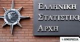 ΕΛΣΤΑΤ, Αύξηση 16, Φεβρουάριο,elstat, afxisi 16, fevrouario