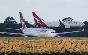Qantas Airways, Αναπροσαρμογή, Μέση Ανατολή, Qantas Airways, anaprosarmogi, mesi anatoli