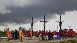 Φιλιππίνες, Αναπαριστούν, Σταύρωση, Χριστού, Καθολικής Εκκλησίας,filippines, anaparistoun, stavrosi, christou, katholikis ekklisias