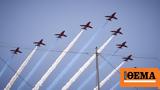 Red Arrows, Ακροβατικό, Βρετανικής Βασιλικής Αεροπορίας, Φλοίσβο,Red Arrows, akrovatiko, vretanikis vasilikis aeroporias, floisvo