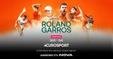 128o Roland Garros, Grand Slam, Τσιτσιπά, Σάκκαρη, Eurosport, Nova,128o Roland Garros, Grand Slam, tsitsipa, sakkari, Eurosport, Nova