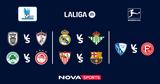 Super League K17, LaLiga EA Sports, Bundesliga,Globe Soccer Awards, Novasports