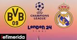 Champions League, 22 00, Γουέμπλεϊ – Ντόρτμουντ VS Ρεάλ Μαδρίτης,Champions League, 22 00, goueblei – ntortmount VS real madritis