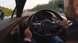 Bugatti Chiron, Autobahn,+video