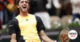 Aρνάλντι - Τσιτσιπάς 1-3, Roland Garros, Στέφανος,Arnalnti - tsitsipas 1-3, Roland Garros, stefanos