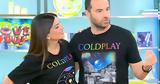 Coldplay, Σταματίνα Τσιμτσιλή, Κώστας Φραγκολιάς – Δείτε,Coldplay, stamatina tsimtsili, kostas fragkolias – deite