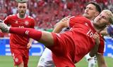 Σλοβενία – Δανία 1-1, “κόκκινα”,slovenia – dania 1-1, “kokkina”